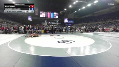 100 lbs Cons. Sub-rd Of 16 - Addie Shaw, SC vs Kenadee Helscher, IA