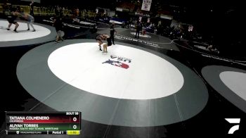 118 lbs Champ. Round 1 - Aliyah Torres, Madera South High School Wrestling vs Tatiana Colmenero, California