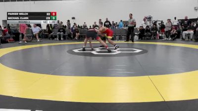 129 lbs Round 3 - Michael Clark, CT Whale vs Parker Welch, Rebellion