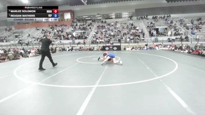 53 Finals kg Champ. Round 2 - Marlee Solomon, Wrestling Chix vs Reagan Mathers, Valiant College Preparatory