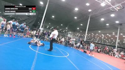 96 lbs Round 2 (6 Team) - Lewis Shelton, Terps Xtreme vs River Miker, Tri State Hammers