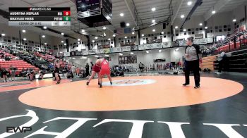 190 lbs Consi Of 8 #2 - Audryna Keplar, Muldrow vs Braylee Hess, Poteau High School Girls