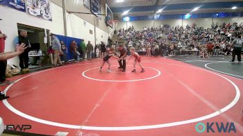52 lbs Round Of 16 - Clyde Longcrier, Claremore Wrestling Club vs Zayden Newman, Wyandotte Youth Wrestling