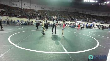 49 lbs Consi Of 8 #1 - Addisyn Crossett, Choctaw Ironman Youth Wrestling vs Elijah Matlock, Sallisaw Takedown Club