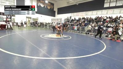 132 lbs Cons. Round 2 - Brody Perez, La Serna vs Landon Rodriguez, Cypress