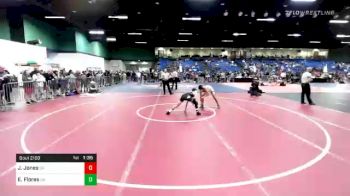 120 lbs Consolation - Jacob Jones, CA vs Elijah Flores, CA