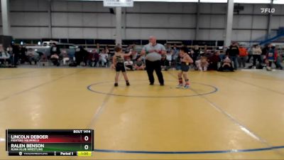 65 lbs Quarterfinal - Lincoln DeBoer, Fighting Squirrels vs Ralen Benson, Kuna Klub Wrestling