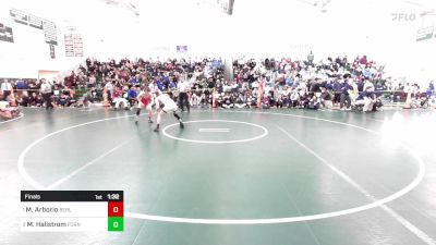 120 lbs Final - Mason Arborio, Berlin vs Mason Hallstrom, Foran