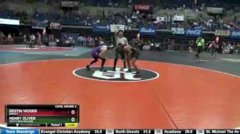 Cons. Round 2 - Destin Woods, Brusly vs Henry Oliver, South Beauregard
