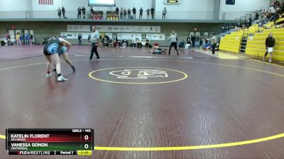 145 lbs Cons. Semi - Katelin Florent, Hillsboro vs Vanessa Gonon, Centennial