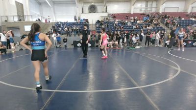 100 lbs Semis - Avril Gaona, Dog Pound Wrestling Club vs Abigail Marquez, Surfside X