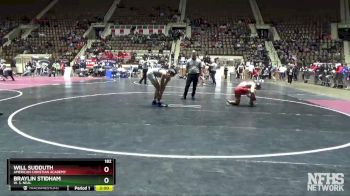 182 lbs Quarterfinal - Will Sudduth, American Christian Academy vs Braylin Stidham, W. S. Neal