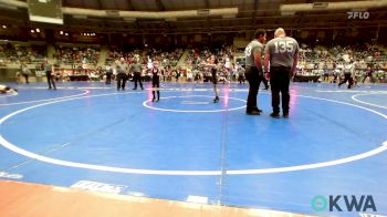 49 lbs Semifinal - Michele Thompson, Wyandotte Youth Wrestling vs Eland Terrel, Black Fox Wrestling Club