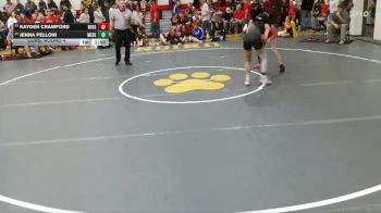 120 lbs Cons. Round 4 - Jenna Pelloni, Meeker vs Kayden Crawford, North Fork High School