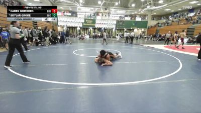 157 lbs Cons. Round 7 - Skylar Groke, La Costa Canyon vs Caden Gorishek, Corona Del Sol