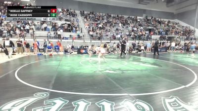 U23 Women - 72 lbs 5th Place Match - Noelle Gaffney, NJ vs Rose Cassioppi, IL