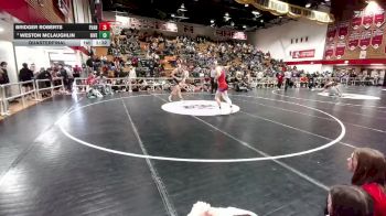 175 lbs Quarterfinal - Weston McLaughlin, Riverton vs Bridger Roberts, Evanston