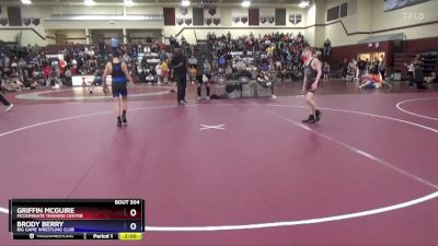 14UB-5 lbs Round 3 - Griffin McGuire, McDominate Training Center vs Brody Berry, Big Game Wrestling Club