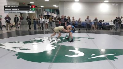 120 lbs Consi Of 64 #2 - Tyden Shuman, PA vs Keegan Barrick, PA