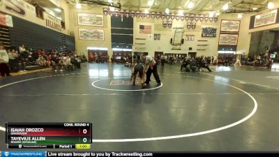 165 lbs Cons. Round 4 - Tayevius Allen, Rogers (Spokane) vs Isaiah Orozco, Grandview