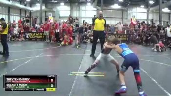 70 lbs Round 1 (6 Team) - Beckett McKay, American Gladiators vs Treyten Embrey, Steel Valley Pscychos