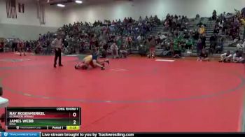 138 lbs Cons. Round 1 - Ray Rosenmerkel, Glenwood Springs vs James Webb, Rifle