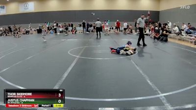 44 lbs Round 4 (10 Team) - Justus Chapman, 84 Athletes vs Thor Skidmore, Brawler Elite