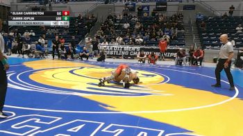 133 lbs 1st Place Match - James Joplin, Lander vs Elijah Carrington, Belmont Abbey
