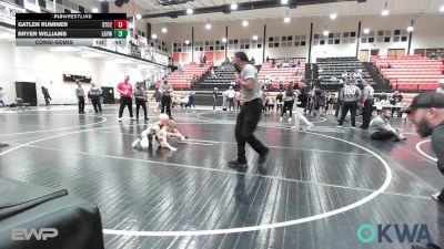 58 lbs Consolation - Gatlen Ruminer, Sallisaw Takedown Club 2 vs Bryer Williams, Locust Grove Youth Wrestling