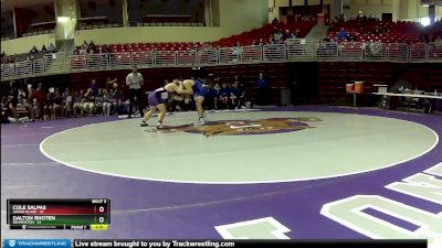 215 lbs Round 2 (4 Team) - Dalton Rhoten, Bennington vs Cole Salpas, Grand Island