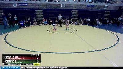 55 lbs Semifinal - Nevaeh Smith, Mountain Man Wrestling Club vs Cash Deahl, Timberline Youth Wrestling