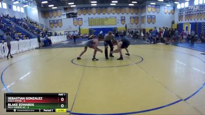 126 lbs Round 7 (8 Team) - Sebastian Gonzalez, Eagle Empire vs Blake Edwards, Palm Harbor WC