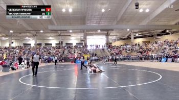 A 165 lbs Champ. Round 1 - Hayden Simmons, Carter High School vs Jeremiah Wysong, Soddy Daisy High School