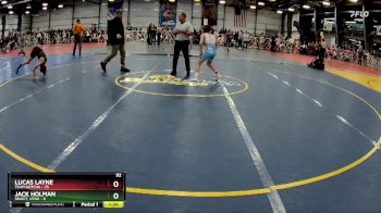 92 lbs Rd# 2 10:30am Friday - Lucas Layne, Team Gotcha vs Jack Holman, SELECT, Utah