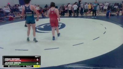 165 lbs Quarterfinal - Jackson Gibson, Forge Wrestling Club vs Jonas Watkins, Rabbit Turner Wrestling