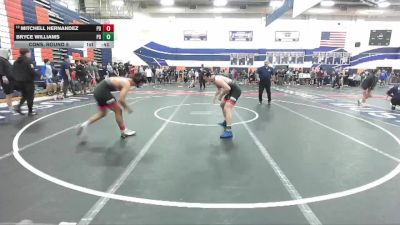 150 lbs Cons. Round 5 - Mitchell Hernandez, Palm Desert vs Bryce Williams, Palm Desert
