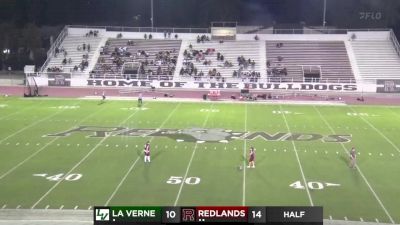 Replay: La Verne vs Redlands | Oct 5 @ 7 PM