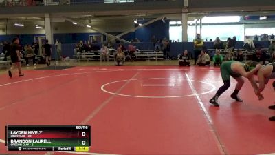 110 lbs Round 3 (6 Team) - Layden Hively, Louisville vs Brandon Laurell, Oregon Clay