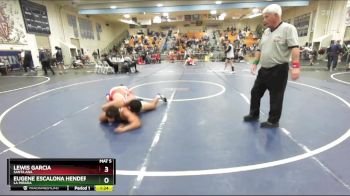 190 lbs Champ. Round 3 - Lewis Garcia, Santa Ana vs Eugene Escalona Henderson, La Mirada