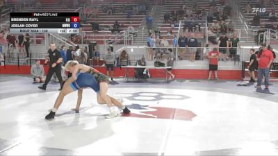 138 lbs Cons. Round 3 - Brenden Rayl, Illinois vs Joelan Coyer, Michigan West Wrestling Club