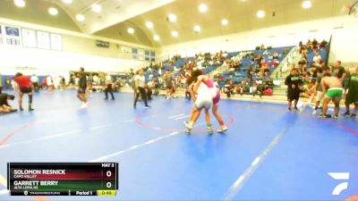 126 lbs Cons. Round 6 - Garrett Berry, Alta Loma HS vs Solomon Resnick, Capo Valley