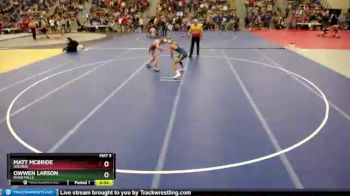 152 lbs Cons. Round 5 - Owwen Larson, River Falls vs Matt McBride, Holmen