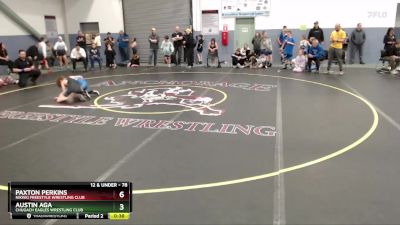 78 lbs Quarterfinal - Paxton Perkins, Nikiski Freestyle Wrestling Club vs Austin Aga, Chugach Eagles Wrestling Club