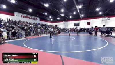 182 lbs Champ. Round 1 - George Lewis, West Valley vs Ben Setum, Pacifica Garden Grove