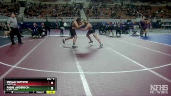 D1-285 lbs Quarterfinal - Josiah Switzer, Casteel HS vs Riggs Anderson, Queen Creek