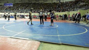 130 lbs Consi Of 16 #1 - Maddox Serena, Shawnee Middle School vs Andrew Ortiz, Bridge Creek Wrestling