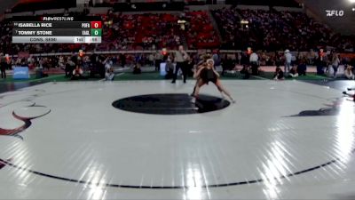 G 107 lbs Cons. Semi - Isabella Rice, Post Falls vs Tommy Stone, Eagle