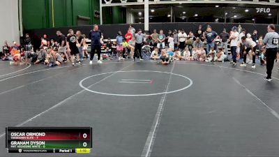 56 lbs Placement (4 Team) - Graham Dyson, Mat Assassins White vs Oscar Ormond, Takedown Elite