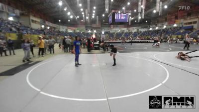 123 lbs Consolation - Zoey Burnett, Carson Middle School vs Audali Martinez, Las Animas Junior High