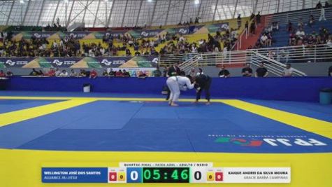 KAIQUE ANDREI DA SILVA MOURA vs WELLINGTON JOSÉ DOS SANTOS 2026 FPJJ Circuito Paulista GI Etapa 3